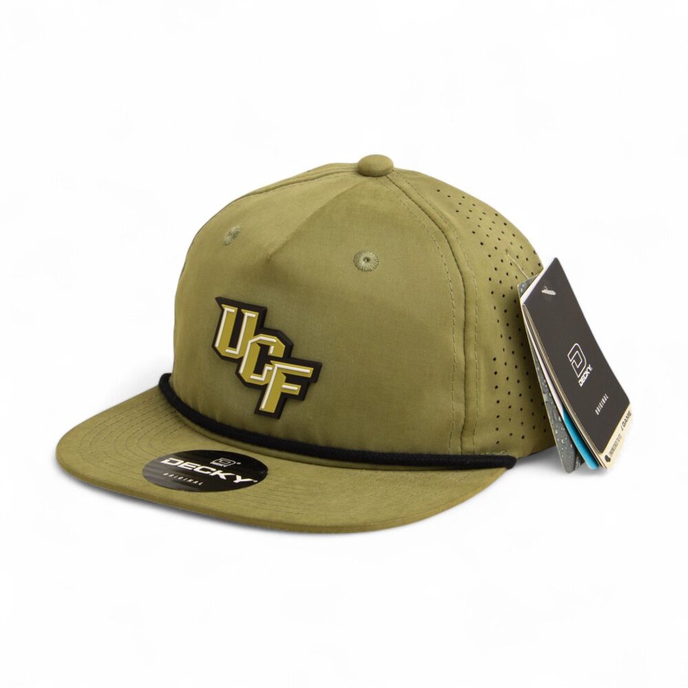 UCF Knights 3D Perforated Rope Hat- Loden/ Black